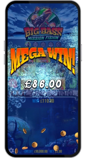 Mega win animation